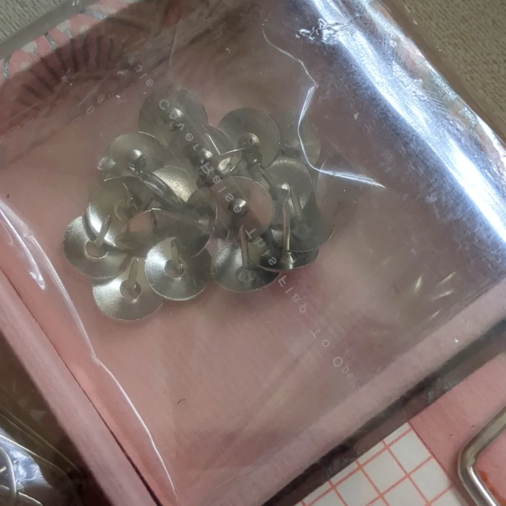 NWT PAPER SOURCE BLUSH OFFICE SET